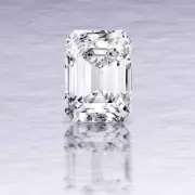 Stunning 3 Ct Lab Grown Emerald Cut Stone Diamond Natural D Color VVS1 Certified