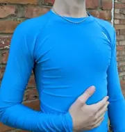 Compression Base Layer Top Long Sleeve Underarm Football