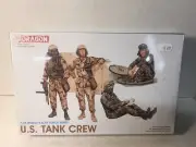 Dragon US Tank Crew Military Figures 1/35 Model Kit 1993 #3020 NEW SEALED