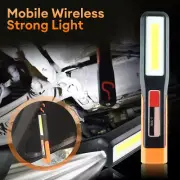 2/4x USB Rechargeable LED COB Work Light Mechanic Flashlight Lamp Torch Magnetic