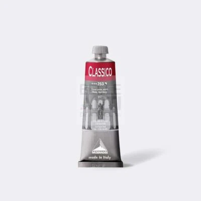 COLORE AD OLIO SERIE CLASSICO DA 60 ml. 253 ROSSO PERM. SCURO