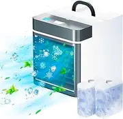 Portable Air Conditioner with Upgraded Leak-Proof Ice Cooling Technology, Mini Personal Air Cooler with 3 Speeds for Room Office Bedroom Tent