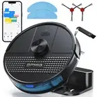 Robot Vacuum and Mop Combo 4500Pa Max Suction with LiDAR Navigation Smart Map...