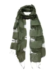 Blue Pacific Silk-Blend Scarf NoSize Green