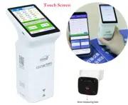 Bluetooth Colorimeter Color Analyzer Meter 45/0 8mm Test Aperture Touch Screen