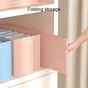 Clothing Organizer Colorfast Durable Multi-grids Folding Wardrobe Organizer
