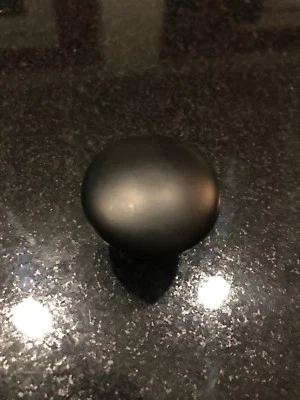 Liberty Black Cabinet Doorknob