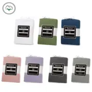 100% Cotton Jersey Super Soft 3 Pce Fitted Sheet Combo Set King 40cm Wall
