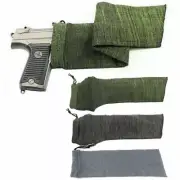14" Pistol Handgun Rifle Gun Sock Bag Treated Sleeve Protection Dusty Cover