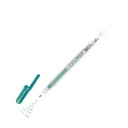 38755 Sakura Gelly Roll Gold Shadow Gel Pen, Bold Point, Green, Pack of 1