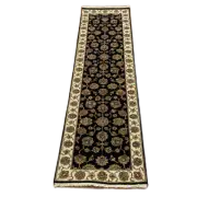 Kaoud Rugs 2.6x10.3 runner black ant. mahal area rug