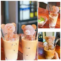 在飛比找蝦皮購物優惠-夏日熱賣熊熊冰 網紅小熊冰模矽膠模具M359 奶茶冰咖啡熊茶