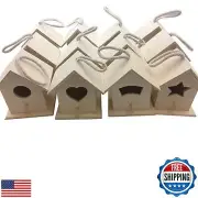 Oojami Design Your Own Wooden Birdhouses 12 Bird House Bulk (Modern)