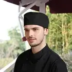WIth Mesh Top Breathable Sushi Cap Chef Hat Japanese and Korean Cuisine
