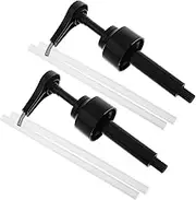 Luxshiny Oyster Sauce Press Set 2pcs Stainless Steel Sauce Pump Dispenser No Waste Ketchup for Kitchen Easy Clean Condiment Dispenser