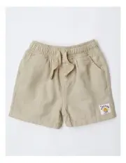 [Jack & Milly] Essentials Beau Textured Woven Short In Tan