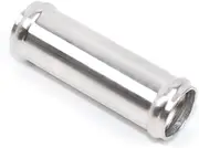Universal Alloy Aluminum 1.25" OD Hose Adapter Joiner Pipe Connector Tubing With Bead Roll 16 Gauge 3 inch Length (1 Pack, 1.25")