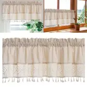 Half Kitchen Curtains Light Filtering Window Drapes Rod Pocket Classic Home