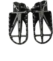 Foot Pegs with Mount Footrest Footpegs Pedals Foot Pegs Setrest for Pw50 Pw80 Tw200 Pit Dirt Motor Bike Motorcycle Foot Pegs