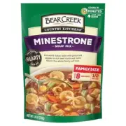 Bear Creek Minestrone Soup Mix 8.4 Ounce Pack of 6 Instant Soup Cups