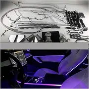 Decorate inter lamp touch control Compatible With Tesla Model3 model 3 2019 2020 inter Ambient Light 64 colors Center pillar horn cover(Special)