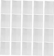 SHOWERORO 20pcs Book Covers Plastic Book Protectors Waterproof Textbook Sleeve for Students