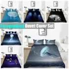 Ocean Magic Jellyfish Seajelly Acaleph Sea Life Quilt Duvet Doona Cover Bed Set