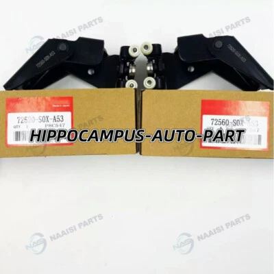 Pair Left & Right Sliding Door Roller Middle Bracket for 99-04 Honda Odyssey
