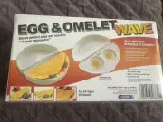 Emson Egg & Omelet Wave, Microwave Egg & Omelet Cooker New