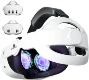 Head Strap for Meta Oculus Quest 3S/ Quest 3, Pressure-Free Elite Strap Accessor