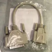 1FT Modem Cable DB9-F to DB25-M New Sealed