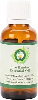 Bamboo Essential Oil | Bamboo Oil | For Hair | For Massage | For Diffuser | For Body | 100% Pure Natural | Steam Distilled | 30ml | 1.01oz By R V Essential