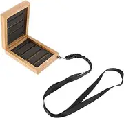 MUELODSIC Portable Bamboo Tackle Organizer Small Fly Fishing Box For Hooks Flies Beads Mini Organizer Box Containers For Trout Jewelry