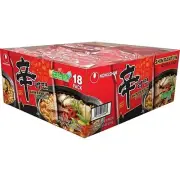 18-Pack of Nongshim Shin Ramyun Noodle Soup. 4.2oz