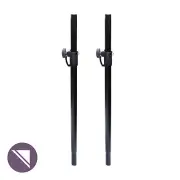2x BravoPro SS014 Sub Woofer Adjustable Speaker Pole