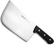Arcos Cleaver Knife Butcher Knife - Nitrum Stainless Steel Blade 10" - Polyoxymethylene Handle (POM) in Black Color (7'') - Series Universal - Black Color