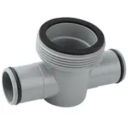 P61408 T Joint Pool Hose Connector 1.5 Inch to 1.25 Inch 3 Heads with O Rings, Replacement Accessories Fitting for Filter Pump for Bestway Coleman Intex