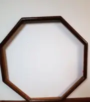16" Octagon solid oak hanging frame/hardware