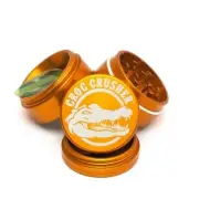 Croc Crusher ORANGE 4 Piece Herb / Tobacco Premium Grinder 1.2" Mini Aluminum