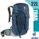 【德國 Deuter】TRAIL 22L 輕量拔熱透氣健行登山背包(AIRCONTACT 3D立體背負系統.附防雨套).自行車背包.休閒背包/3440121 深藍