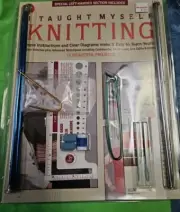 Vintage Taught Myself Knitting With A Special Left Handed Section