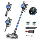 400W/30Kpa Cordless Vacuum Cleaner, 45 mins Rechargeable Stick Vacuum with 1.2