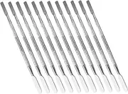 SHINEOFI 12pcs Metal Flat Spudger Tool for Mobile and Laptop Repair Durable Pry Bars for Electronics Disassembly Portable and Easy to Use for DIY Enthusiasts and Professionals