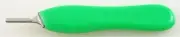 Green Scalpel Handle #5 Plastic Grip NEW Surgical Dental Instruments