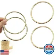 DraCra 4 Pack Purse Handles Round Shaped Loop Ring Grip Replacement for Croch