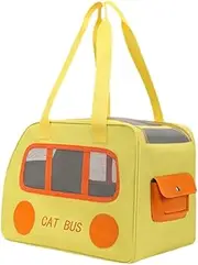 FewNvWa Pet Bag Bag Soft Pet Accessories Breaking Animal Travel Pack Handbag for Hiking Transport Go Out, Yellow