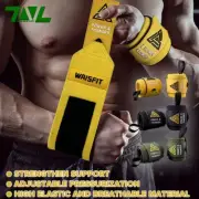 1 Pair Premium Wrist Support Fitness Wristband GYM Workouts Bench Press Deadlift