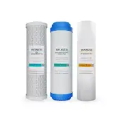 Revese Osmosis Replacement Max Water Filter Set 5micron Sediment Carbon GAC CTO