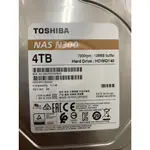 【CH自售】TOSHIBA 東芝 N300 NAS 4TB 3.5吋 NAS 硬碟 (HDWG440AZSTA)