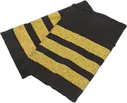 [TINEASUR] Men's Pilot Uniform Shoulder Epaulettes Gold Shoulder Boards Detail Workmanship for Elegant Outfit
